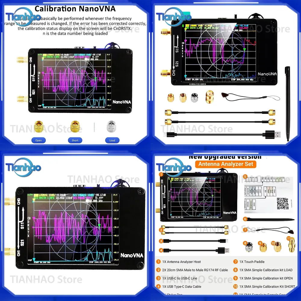 Power Tools Vector - อัปเกรด TFT NanoVNA-H ขนาด 2.8 นิ้ว
