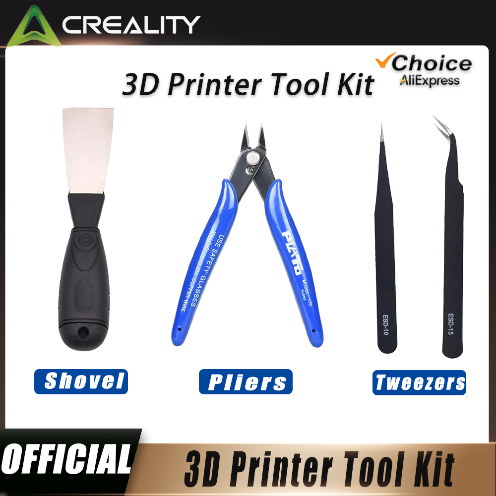 Creality Printer Ender 3 - เครื่องมือสำหรับเครื่องพิมพ์ 3D คีมตัดสายไฟฟ้า คีมตัดสายเคเบิล คีมตัดด้านข้าง คีมหนีบ