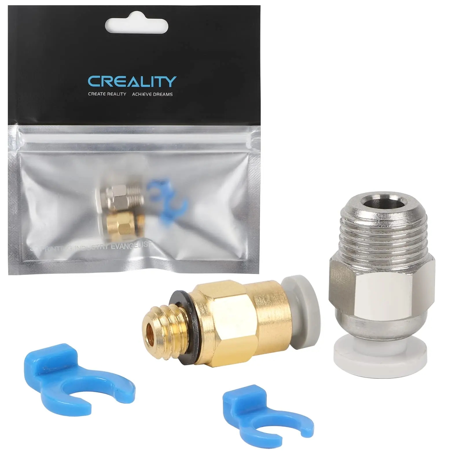 Creality Printer Ender 3 - ข้อต่อท่อบาวเดนแบบนิวแมติก Creality Official PC4-M6 และ PC4-M10