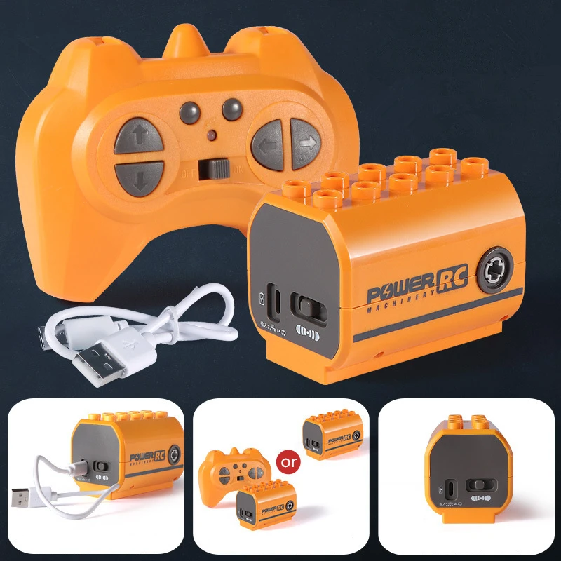 Power Tools Storage - มอเตอร์ RC ฟังก์ชั่นกำลังสูง สำหรับตัวต่อขนาดใหญ่ 9656 มอเตอร์เกียร์เทคนิคแบบชาร์จไฟได้