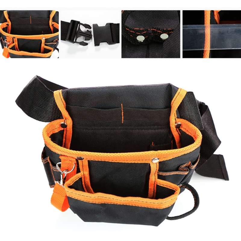 Power Tools Band - 8-กระเป๋า Electrician เอวกระเป๋า600D Oxford ผ้ากระเป๋าเครื่องมือบำรุงรักษาพิเศษช่างไฟฟ้ากระเป๋าคาดเอวสำหรับเครื่องมือช่าง