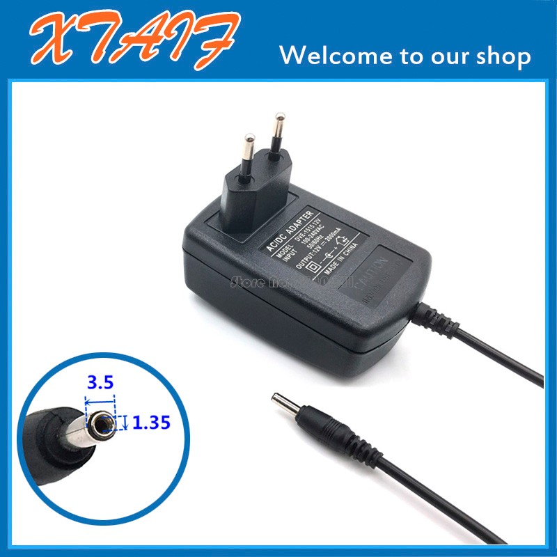 Power Tools For Windows - DC 12V 2A 3.5 มม.x1.35 มม.อะแดปเตอร์จ่ายไฟสำหรับชาร์จติดผนังสำหรับคิวบ์