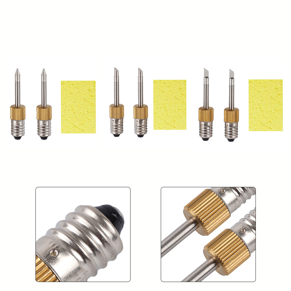 Power Tools Band - ชุดหัวเชื่อม E10 50มม. 2ชิ้นชุดหัวเชื่อมเครื่องเชื่อมเหล็กหัวเชื่อม USB ชุดหัวแร้งแบบ