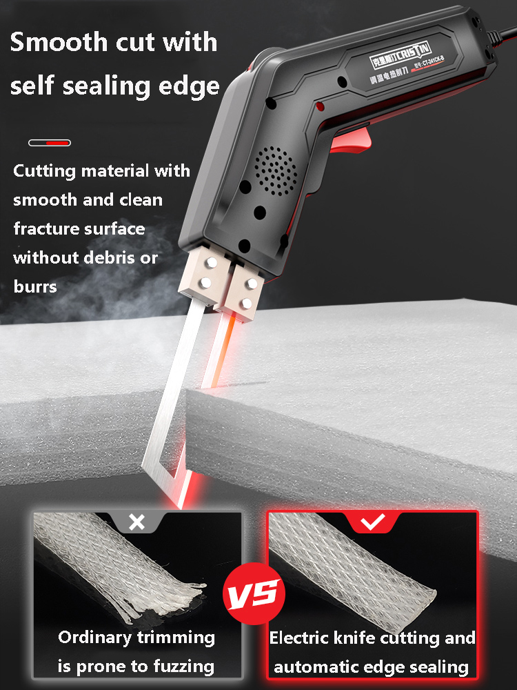 Power Tools Band - เครื่องตัดโฟมไฟฟ้ากำลังสูง เครื่องตัดโฟมพลาสติก KT บอร์ด อุปกรณ์ตัดฟองน้ำ มีดตัดแบบใช้ความร้อน