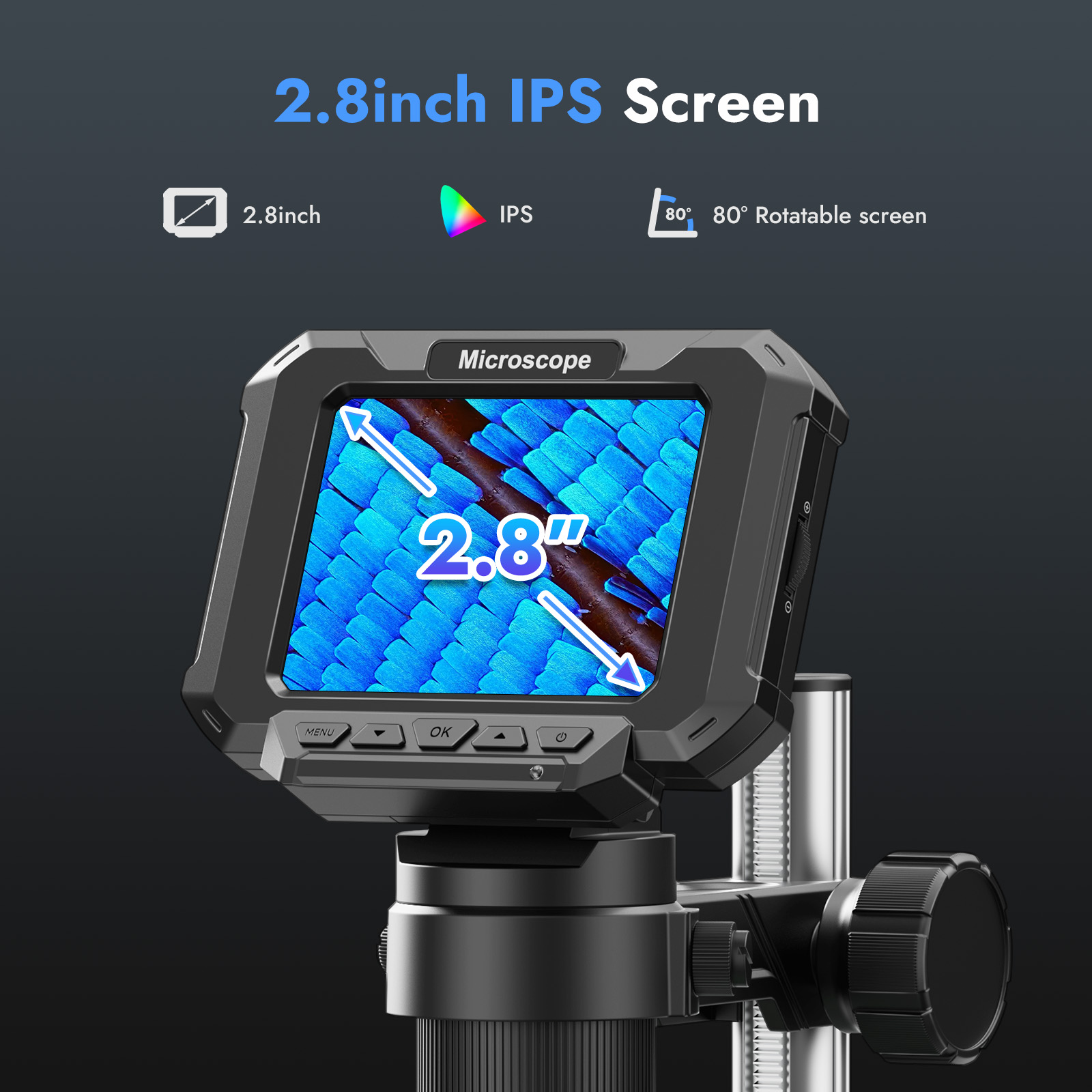 กล้องจุลทรรศน์ดิจิตอลขนาด 2.8  - Power Tools For Windows บทวิจารณ์และราคา