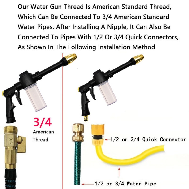 แรงดันสูงรถล้างน้ําปืนยาวหัวฉี - Power Tools And Engineering บทวิจารณ์และราคา