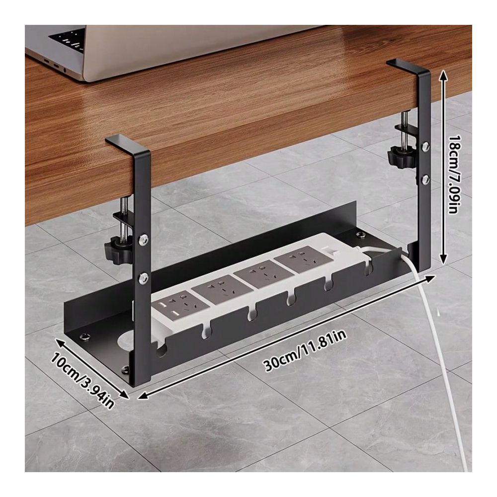 ถาดจัดการสายเคเบิลสำหรับโต๊ะทำ - Power Tools Storage บทวิจารณ์และราคา