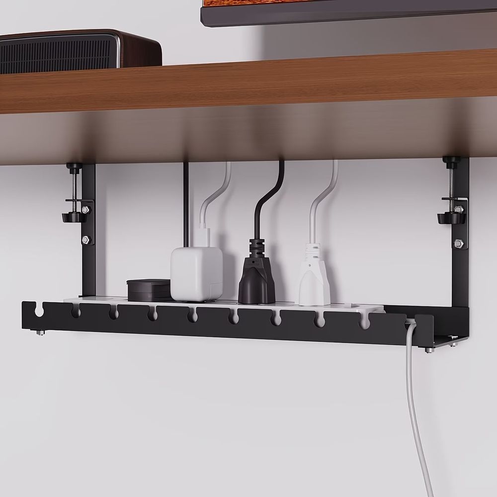 ถาดจัดการสายเคเบิลสำหรับโต๊ะทำ - Power Tools Storage บทวิจารณ์และราคา