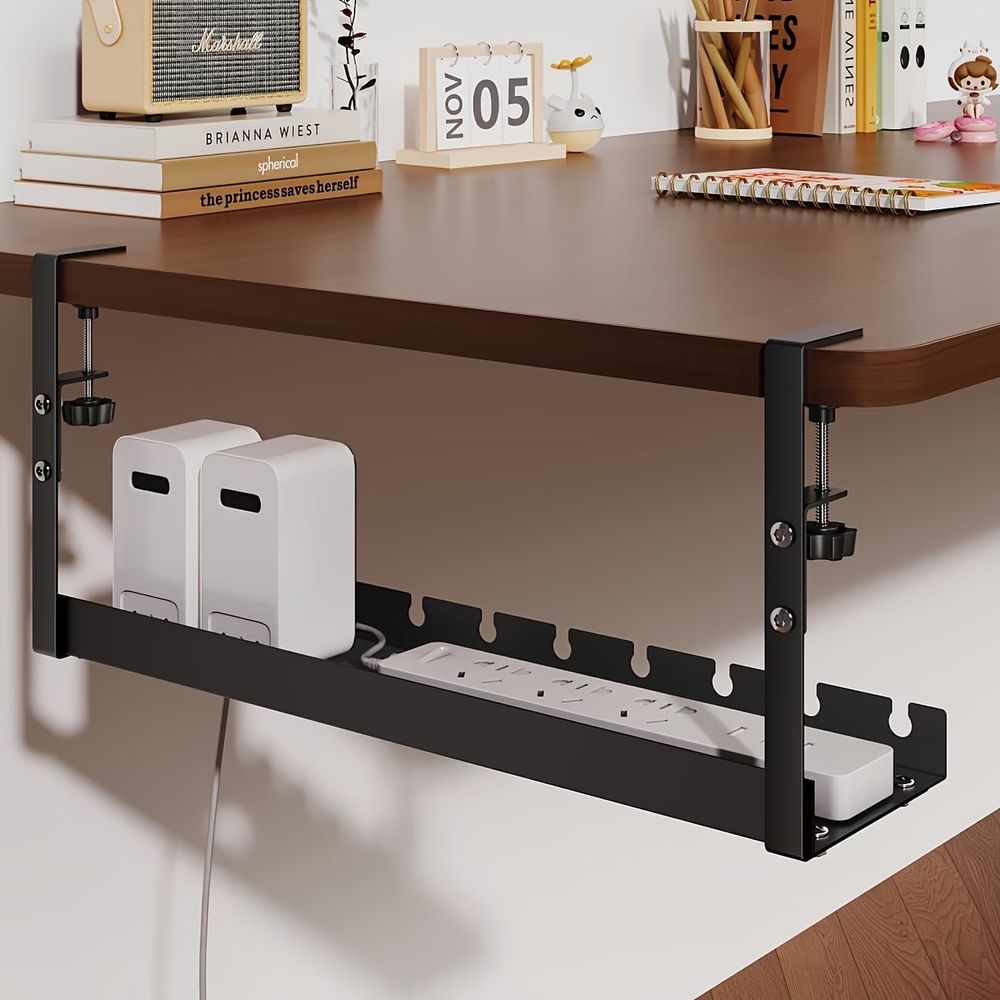 ถาดจัดการสายเคเบิลสำหรับโต๊ะทำ - Power Tools Storage บทวิจารณ์และราคา