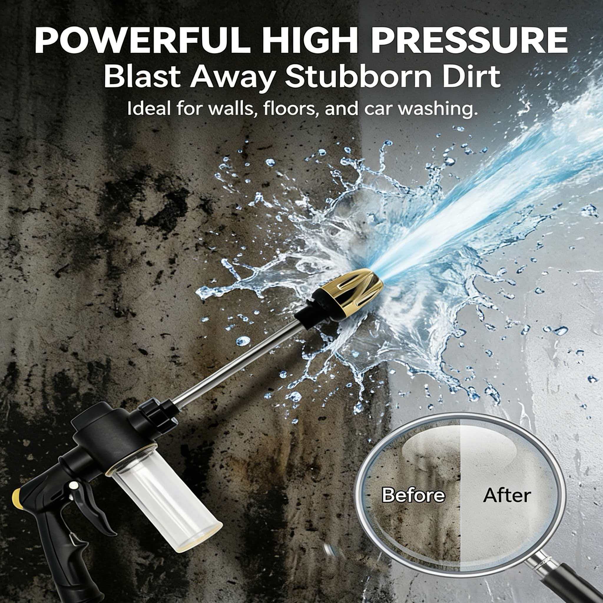 ปืนฉีดน้ำแรงดันสูงสำหรับล้างรถ - Power Tools And Engineering บทวิจารณ์และราคา