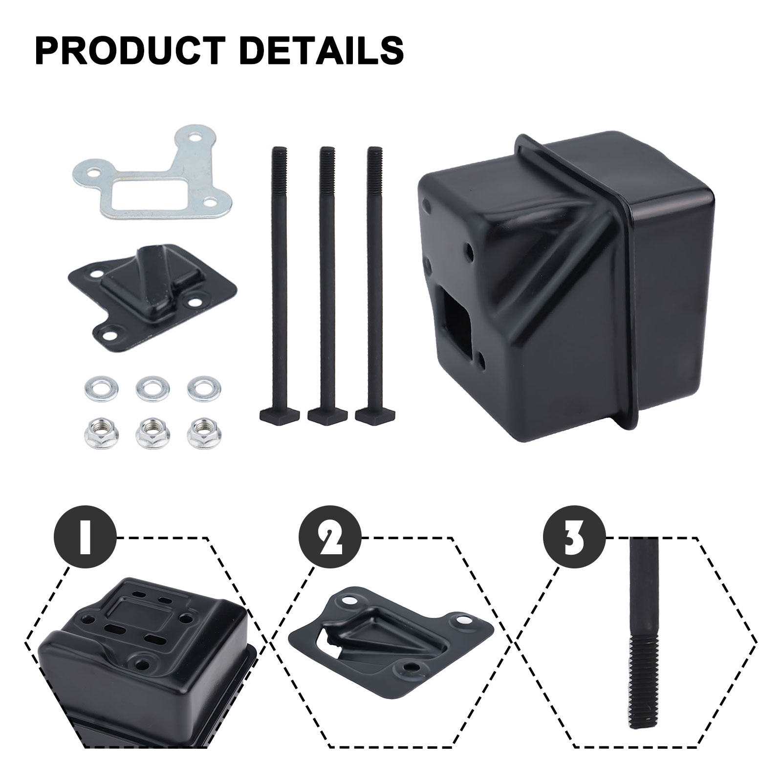 ฝาครอบปะเก็นท่อไอเสีย MS เนื้อ - Power Tools And Names บทวิจารณ์และราคา